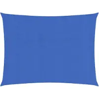vidaXL Voile d'ombrage 160 g/m² Bleu 2,5x3,5 m PEHD