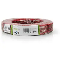 Nedis Cagw0500bk1000 Cca Speaker Cable 2x 0.5 Mm 100 M Rouge