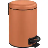 Wenko Pedal spand leman terracotta 3 l, Poubelle, Marron
