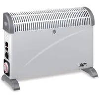 Kemper Chauffage électrique d'appoint - Thermostat réglable 3 niveau - 2000W - Blanc