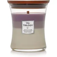 Woodwick Trilogy Amethyst Sky bougie parfumée avec mèche en bois 275 g