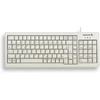 Cherry Clavier XS G84-5200, format bureau, USB + PS/2, disposition AZERTY française, couleur gris