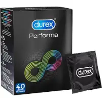 Durex Performa - Préservatif retardant - 40 unités