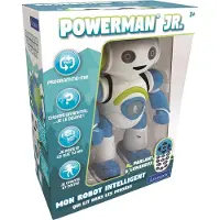 Lexibook POWERMAN JUNIOR Mon Robot Intelligent qui lit dans les pensees FR - Sons et Lumieres