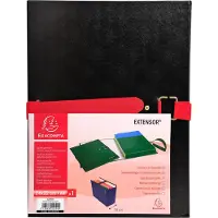 Exacompta - Chemise Extensible Extensor A Rabats 24x32 Noir