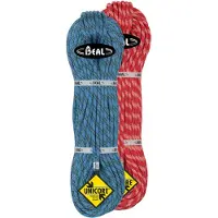 BEAL - Pack de 2 cordes à double - Cobra II 8.6 mm Dry Cover Pack Blue Orange - Taille 2 x 50m - Bleu