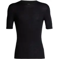 Icebreaker 175 Everyday Crew Merino Short Sleeve Base Layer Noir XL Homme