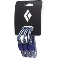 Black Diamond Lite Forge Snap Hook 3 Units Gris