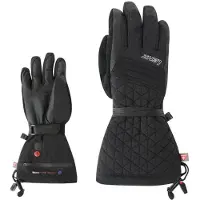 Lenz - Gants chauffants PrimaLoft&reg; - Heat Glove 6.0 Finger Cap Women Noir pour Femme - Taille M