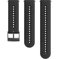 Suunto - Bracelet Silicone 24mm Athletic Charcoal Black S+M en Silicone - Noir