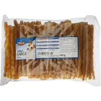 Trixie 500g Bâtonnets torsadés à mâcher (peau de bœuf) 100 bâtonnets