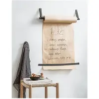 Vt wonen Porte-Rouleau Mural vtwonen avec Papier Black 58 x 7,6 x 7,6 cm