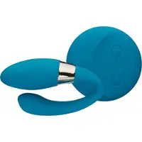 LELO Tiani Duo - vibromasseur couple - silicone - bleu