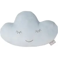 Roba Coussin En Peluche Nuage "Roba Style" Bleu Clair/Ciel, Coussin Décoratif Douillet Pour Chambre D'enfant