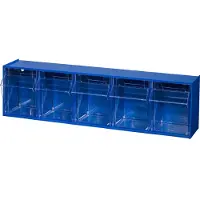 Toolstation 464430 magasin pour petites pièces VarioPlus ProFlip 5, bleu