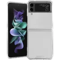 Accezz Coque Clear pour Samsung Galaxy Z Flip 4 - Transparent