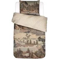 Essenza Set housse de couette en satin de coton Carice 210TC -y compris taies d’oreiller