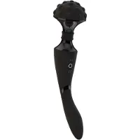 VIVE Shiatsu Vibromasseur Pliable 27 Cm Noir