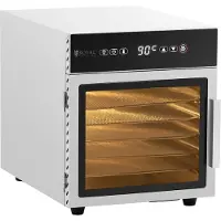 Royal Catering Déshydrateur alimentaire - Inox - 500 W - 6 étagères - Royal Catering