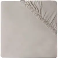 Jollein Drap-Housse Jollein Jersey Nougat Grey-70 x 140/150 cm