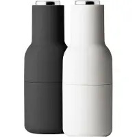 Menu Bottle Grinder Lot de 2 Ash Carbon|Steel