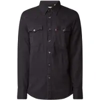 Levi's pour homme. 85744-0002 Chemise Barstow noire (XS), Casuel, Coton, Denim, Manche longue