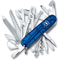 Victorinox Swisschamp transparent bleu 1.6795.T2 couteau suisse