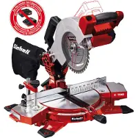 Einhell Te-ms 18/210 Li Solo Miter Saw Rouge,Argenté One Size / EU Plug 220V