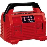 Einhell Chargeur Power X-Quattrocharger 4 A 2x2 – 18 V – 4 A – 4 emplacements batteries pour les batteries Power X-Change