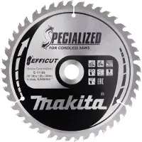 Makita E-11156 Efficut Lame De Scie Circulaire Bois - 190x20x1,85mm 45T