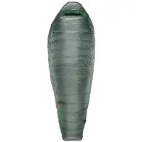 Therm-a-Rest - Sac de couchage ultra-compact en duvet hydrofuge - Questar 32F/0C Balsam - Taille Long - Kaki