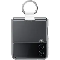 Samsung Galaxy Z Flip 4 Back Cover Silicone Anneau Transparent