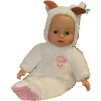 Merkloos Poupée bébé en costume d'animal de mouton