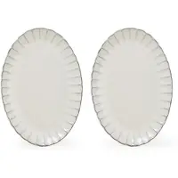 Serax Plat de service Inku 25 cm set de 2