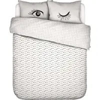 Covers & co Taie d’oreiller Eyecatcher en mélange de coton 132TC