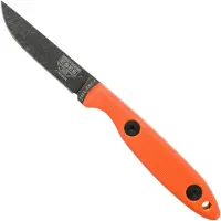 ESEE Couteau Camp Lore Orange G10, black stonewash