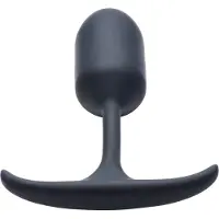 Heavy Hitters Plug Anal Medium avec Poids - Noir