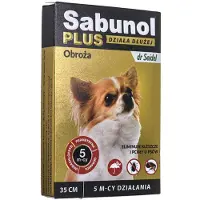 DR SEIDLA DR SEIDEL Sabunol Plus Collier antiparasitaire (puces &amp; tiques) pour chien 35 cm