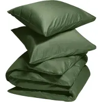 Yumeko - Parure de lit - Satin De Coton - 240x220 - Vert