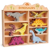 Tender Leaf Toys Set d'animaux en bois : dinosaures