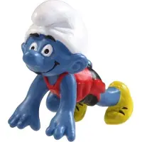 Schleich 21013 - Figurine de jeu, Sprinter Schlumpf