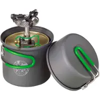 Optimus Crux Lite Solo Kitchen Set Argenté