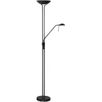 Highlight Lampe de lecture classique Luna noir Ø 26cm