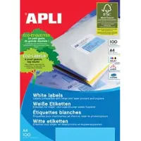 APLI Labels Round corners 63.5 x 46.6mm