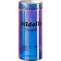 Love to love Dildolls Utopia - godemichet ventouse silicone coloré