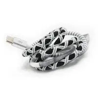 ISY Câble Usb - Usb-c 1 M Noir / Blanc (iuc-4100-sb-c)