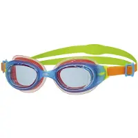 Zoggs Little Sonic Air Lunettes de Natation Mixte bébé, Bleu/Orange/Vert/teinté, up to 6 Years