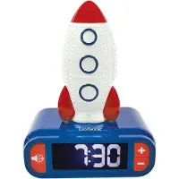 Lexibook Réveil avec veilleuse 3D Rocket