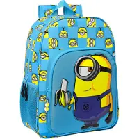 Minions Sac à dos scolaire Minions Minionstatic bleu (33 x 42 x 14 cm)