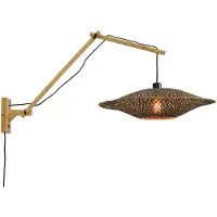 Good&Mojo - Applique Bali - Bambou/Noir - 105x60x55cm